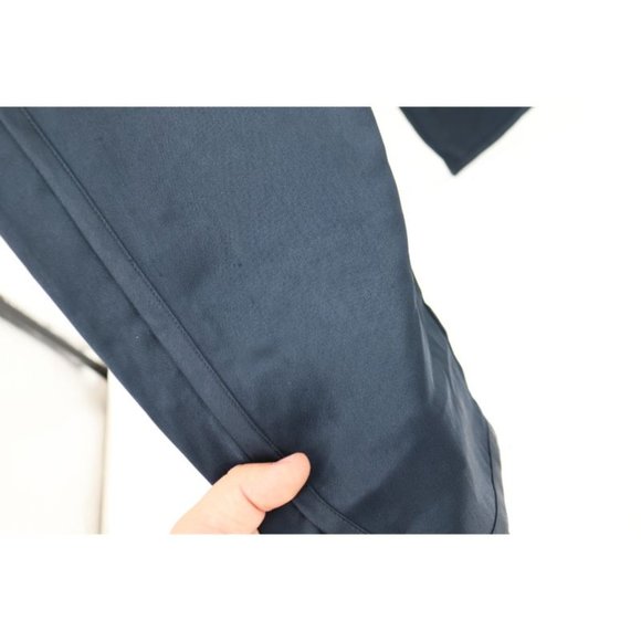 Joie‎ Women's M Baduna Pull On Elastic Waistband Straight Leg Pants Midnight - Picture 13 of 14